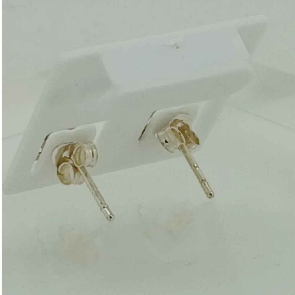 Sterling Silver 925 Celtic Knot Star Stud Earrings Interwoven Geometric Vintage - Picture 10 of 16